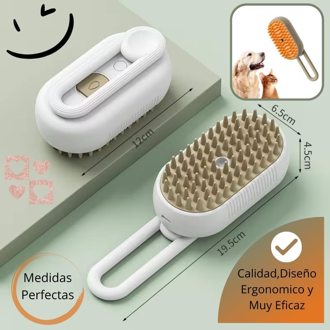 Cepillo 2 en 1 para mascotas