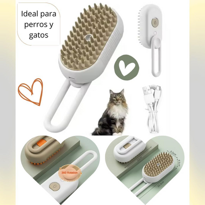 Cepillo 2 en 1 para mascotas